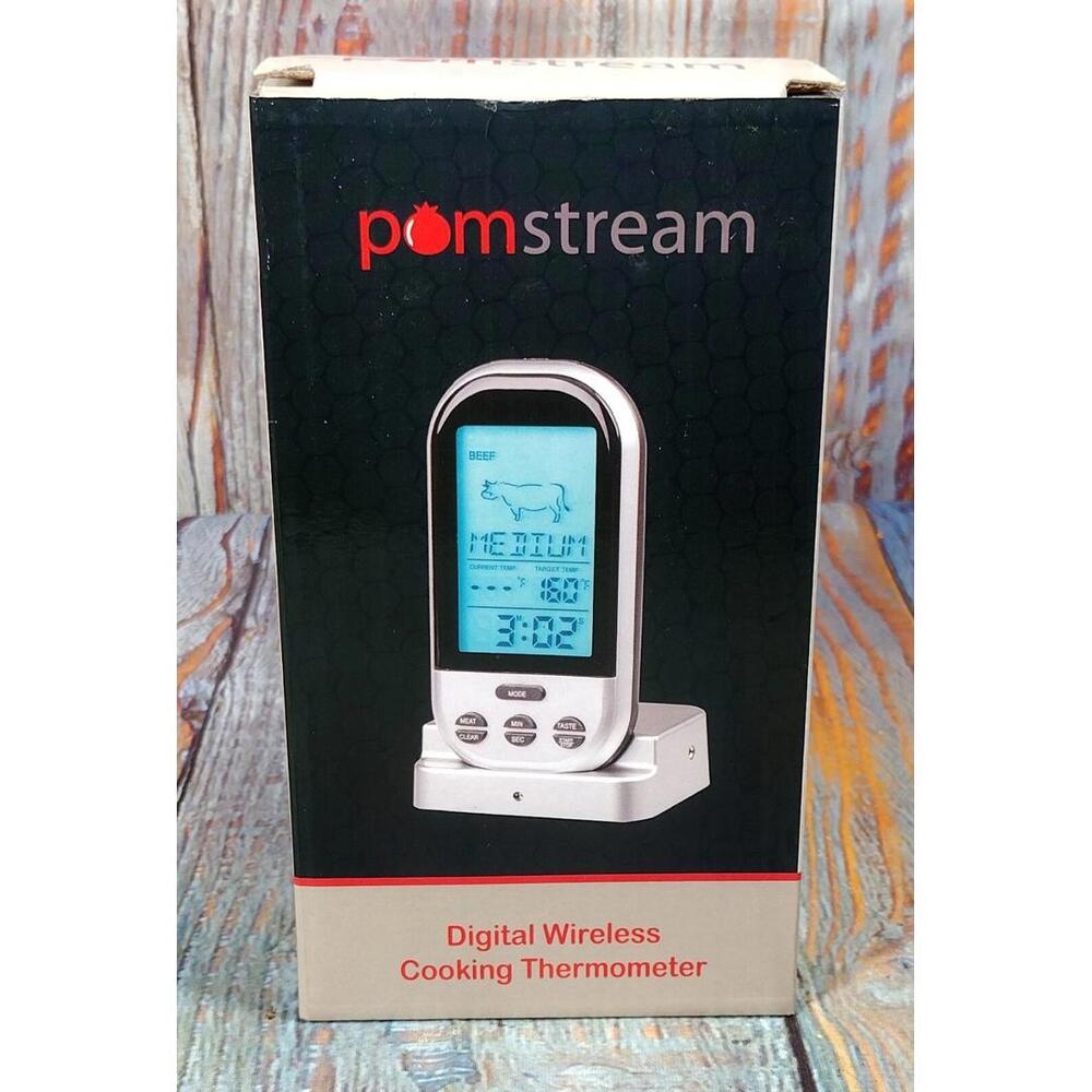 Pomstream‎ Digital Wireless Cooking Thermometer